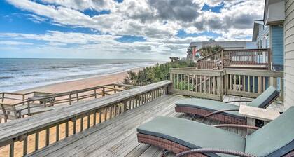 Beachfront Oasis w/ Game Room, Hot Tub & Ocean Views!