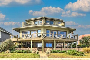 Exterior - Chic Home: Ocean Views, Hot Tub & Game Room! (Flagler Beach)