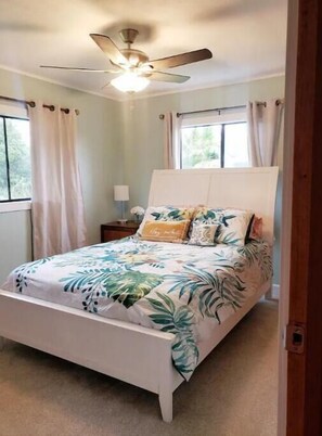 3 soverom, safe på rommet, strykejern/-brett og wi-fi (inkludert)