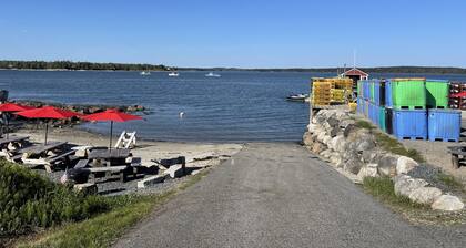 Schoodic Home Near Acadia: Outdoor Tub, Kayaks, Fire Pit, EV, Pets Welcome