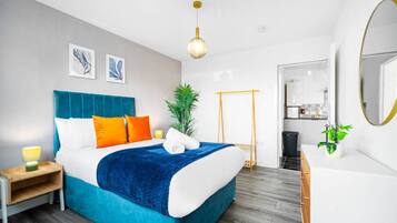 1 Schlafzimmer, Bügeleisen/Bügelbrett, Reisekinderbett, kostenloses WLAN