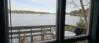 Cozy 2 Bedroom LAKE FRONT Cabin on Chetek Chain of Lakes, GREAT LOT & LOCATION!