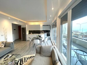 Departamento panorámico | Área de sala de estar