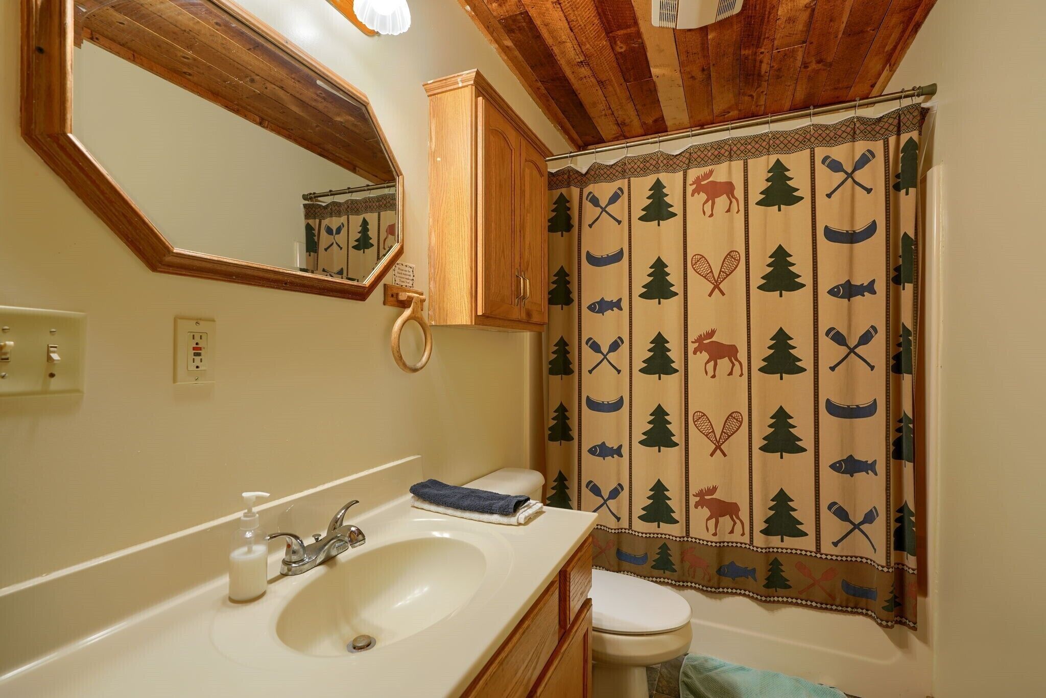 Shower, towels