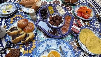Daily buffet breakfast (EUR 8 per person)
