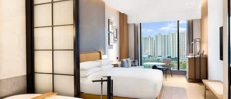 Chambre Premium, 1 trĂšs grand lit, non-fumeur, vue ville