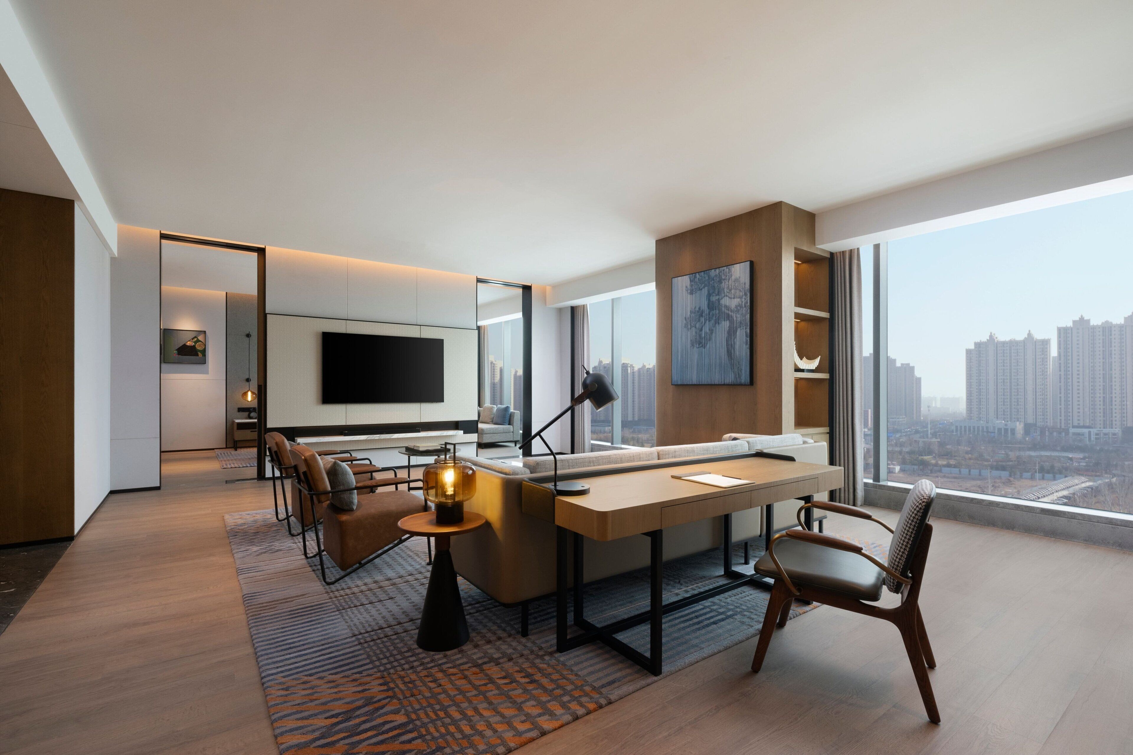 65-inch LCD TV with satellite channels