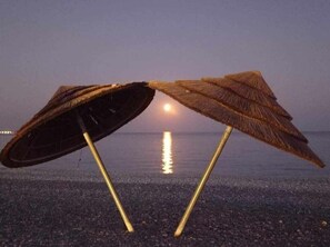 On the beach