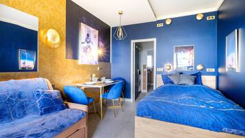 Bügeleisen/Bügelbrett, kostenloses WLAN, Bettwäsche