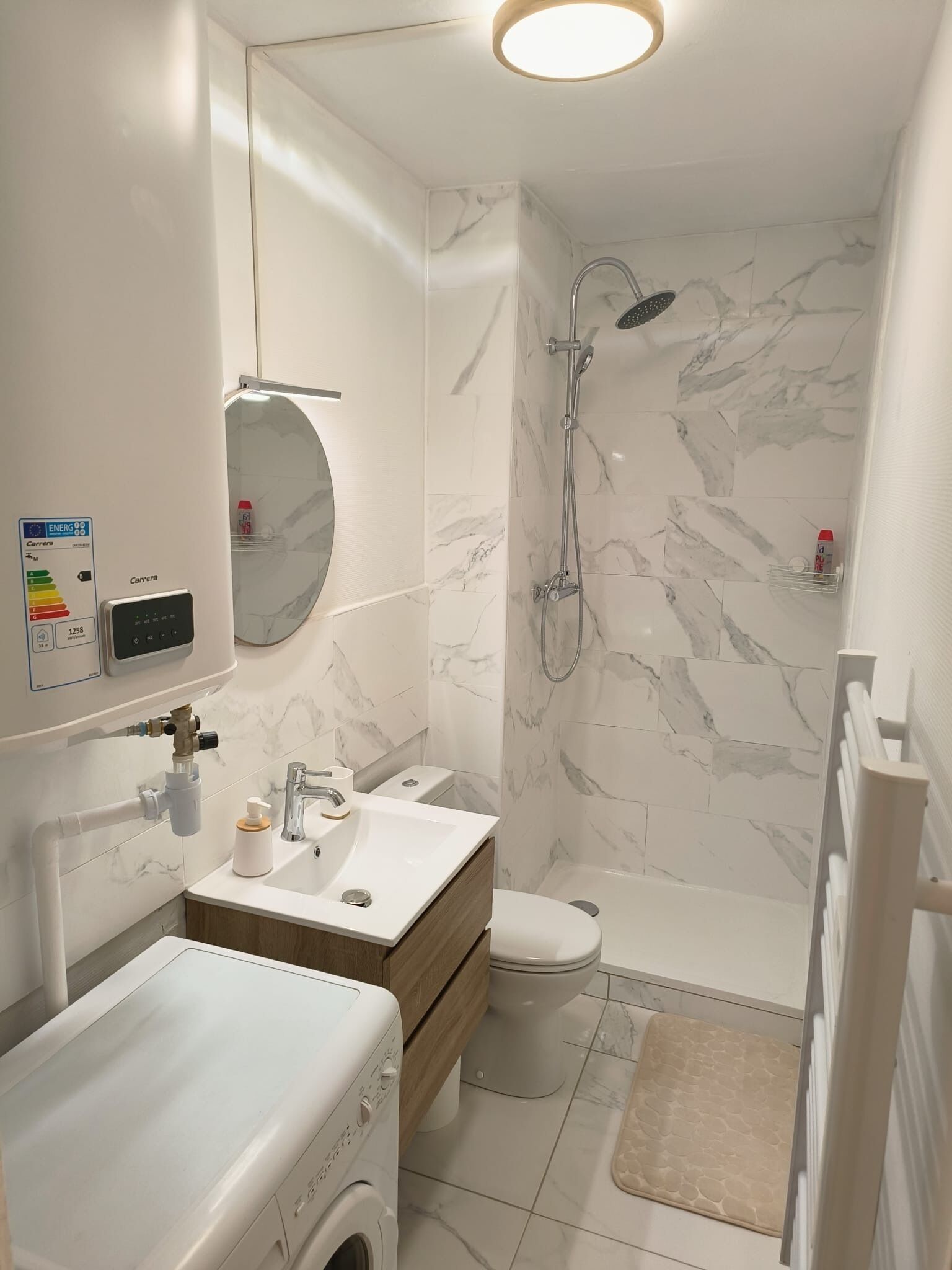 Towels, toilet paper
