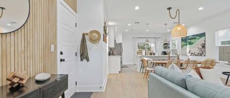 TV, video games, DVD player, foosball