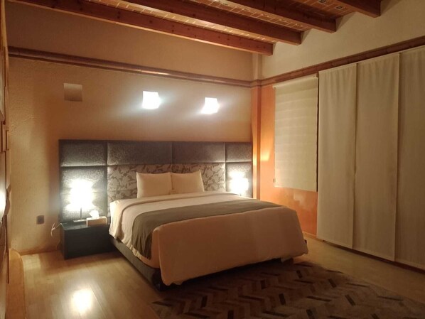 Junior Suite | Egyptian cotton sheets, premium bedding, down comforters - HOTEL BOUTIQUE CASA DEL BOSQUE (Tlaxcala)
