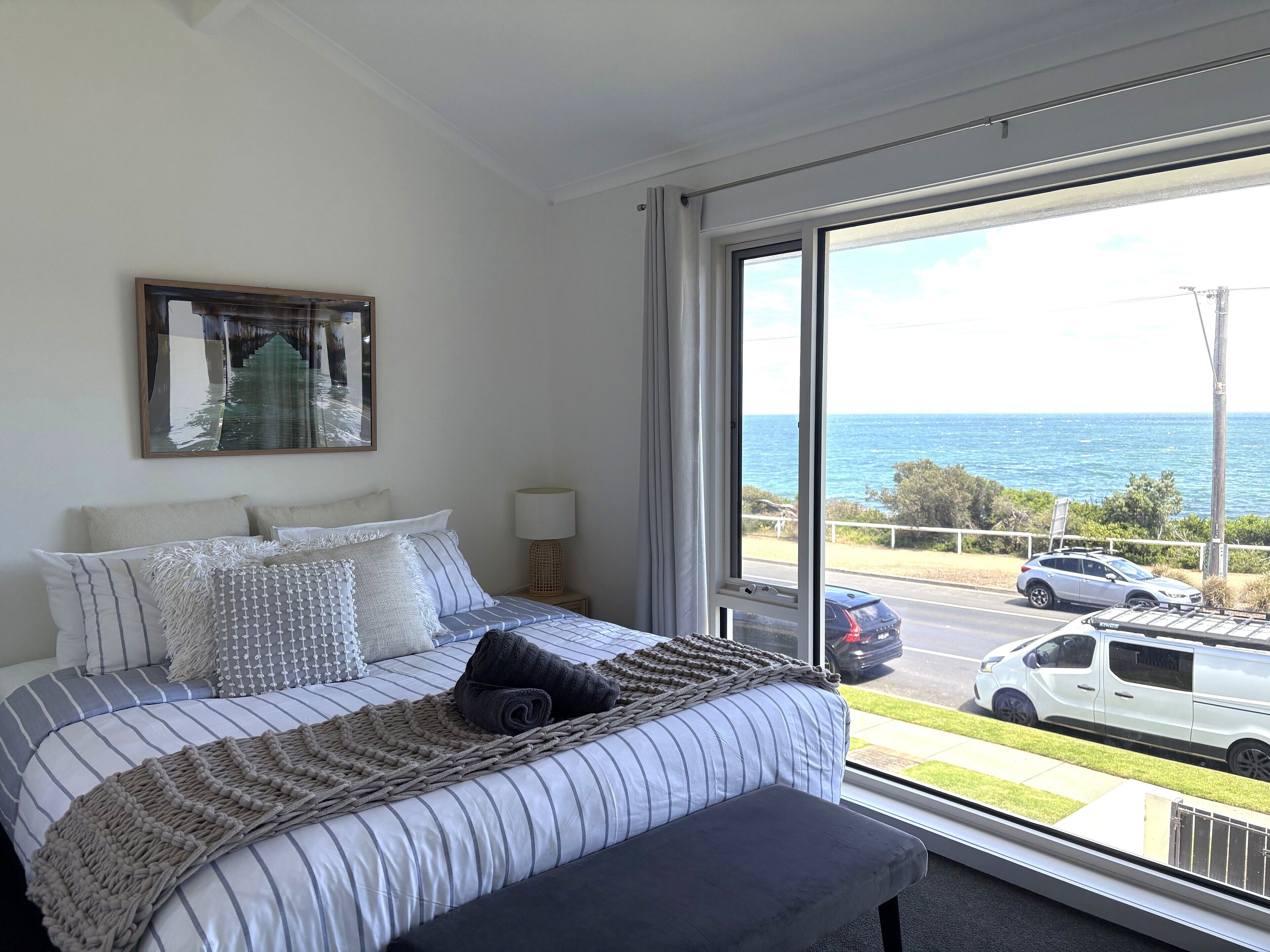 3 bedrooms, desk, iron/ironing board, travel cot