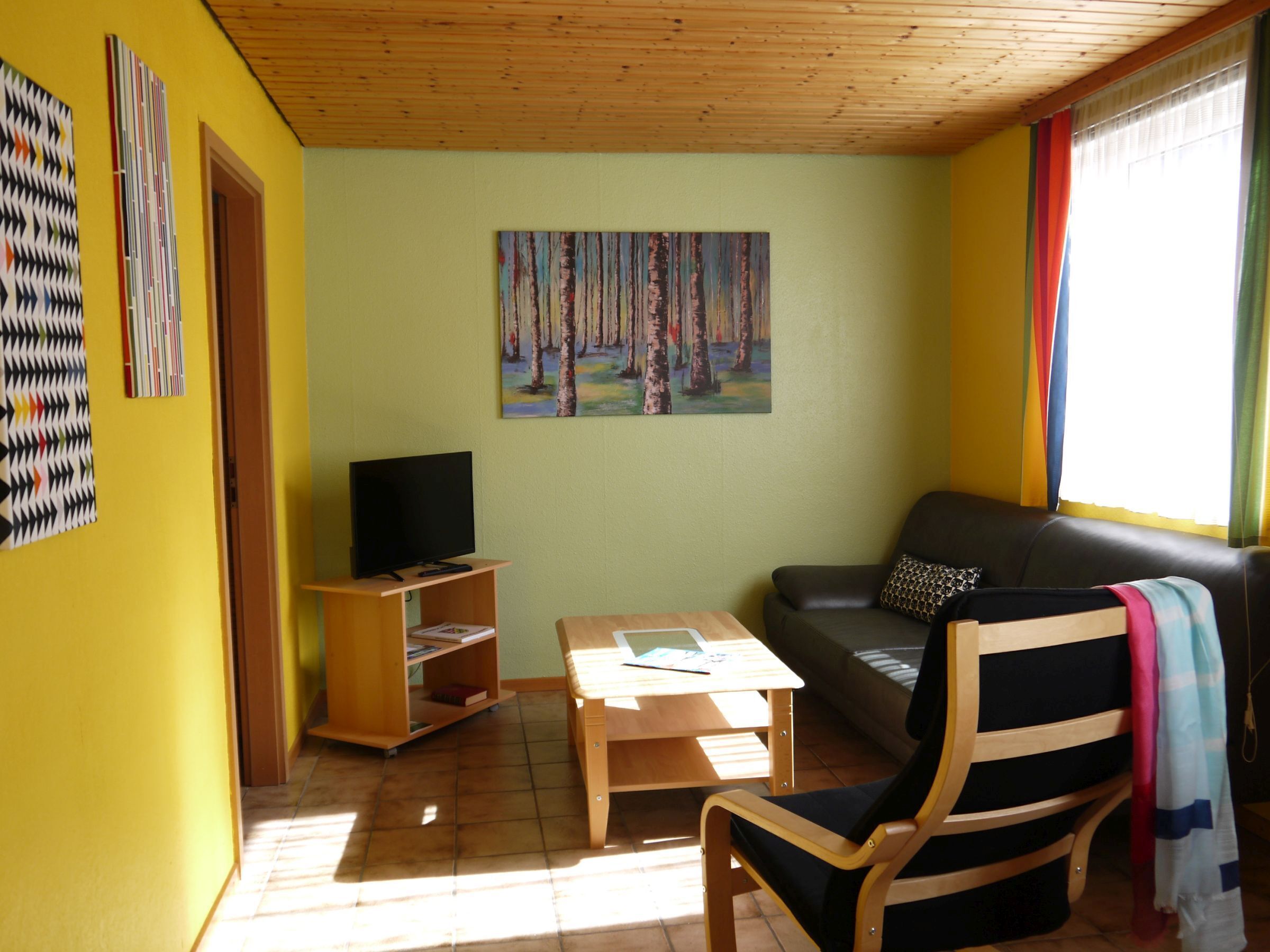 Ferienwohnung 1 + 2 , 1 Schlafzimmer, max. 2 Personen-Wohnzimmer