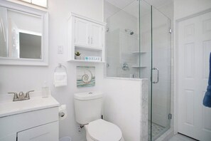 Shower, hair dryer