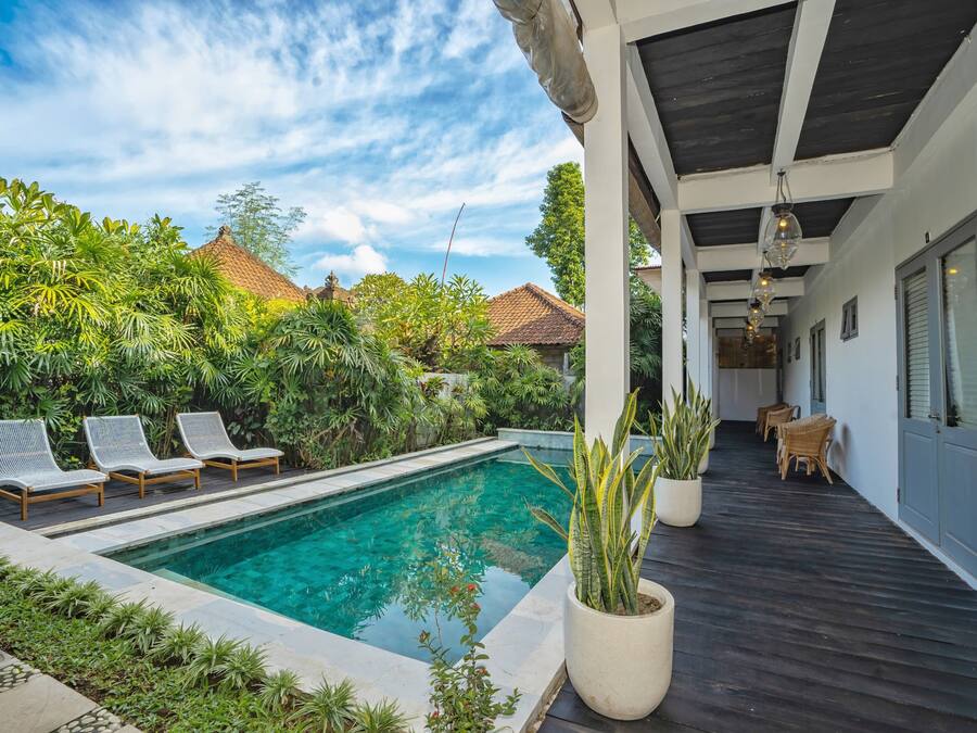 Voorkant van accommodatie