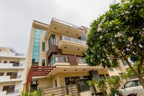 Fassade der Unterkunft