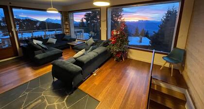 Chalet Chamrousse 1750, 8 pers, 3 ch, terrasse, vue magnifique sur le Vercors
