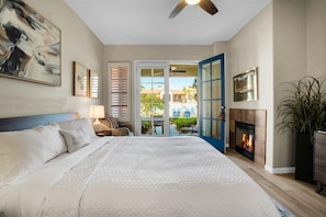 1 bedroom, desk, iron/ironing board, WiFi - Poolside Paradise B | Studio Legacy Villa (La Quinta)