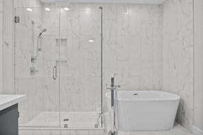 Shower, towels
