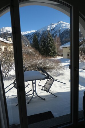 Enjoy breathtaking views of the surrounding mountains from the comfort of your room.