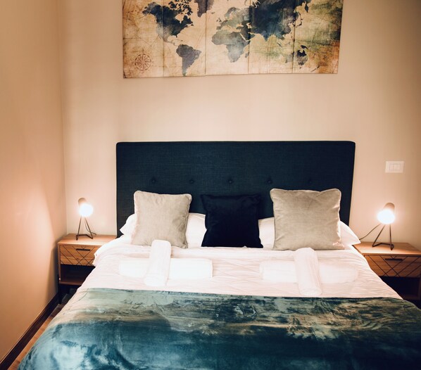 2 dormitorios, tabla de planchar con plancha, wifi y ropa de cama