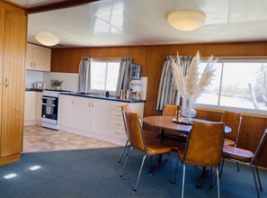 Microwave, oven, stovetop, high chair