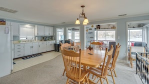 House (2 Bedrooms) | Interior - Private Dock: Lake of the Ozarks Hideaway! (Sunrise Beach)