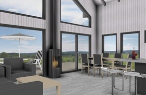 Dining - House on the Hill: Panoramic View of the Valley and Norwegian Nature (Vrådal)