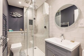 Shower, hair dryer