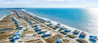 Newly Constructed Gulf View Beach House with Private Heated Pool