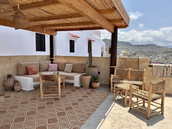 Rooftop terrace - DAR MUKTAB  (Chefchaouen)