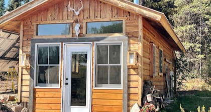 Stunning View of Glacier Park, from Cabin & Wall tents designed for Large Groups