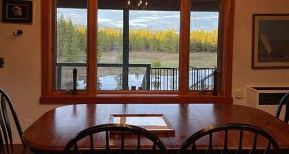 Stunning View of Glacier Park, from Cabin & Wall tents designed for Large Groups