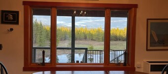 Stunning View of Glacier Park, from Cabin & Wall tents designed for Large Groups