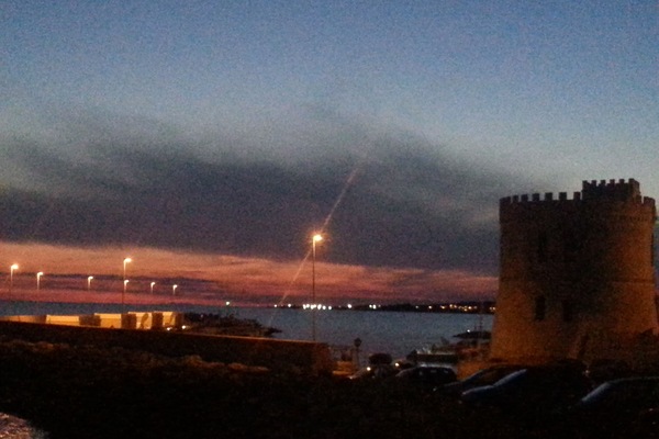 Blick von der Unterkunft