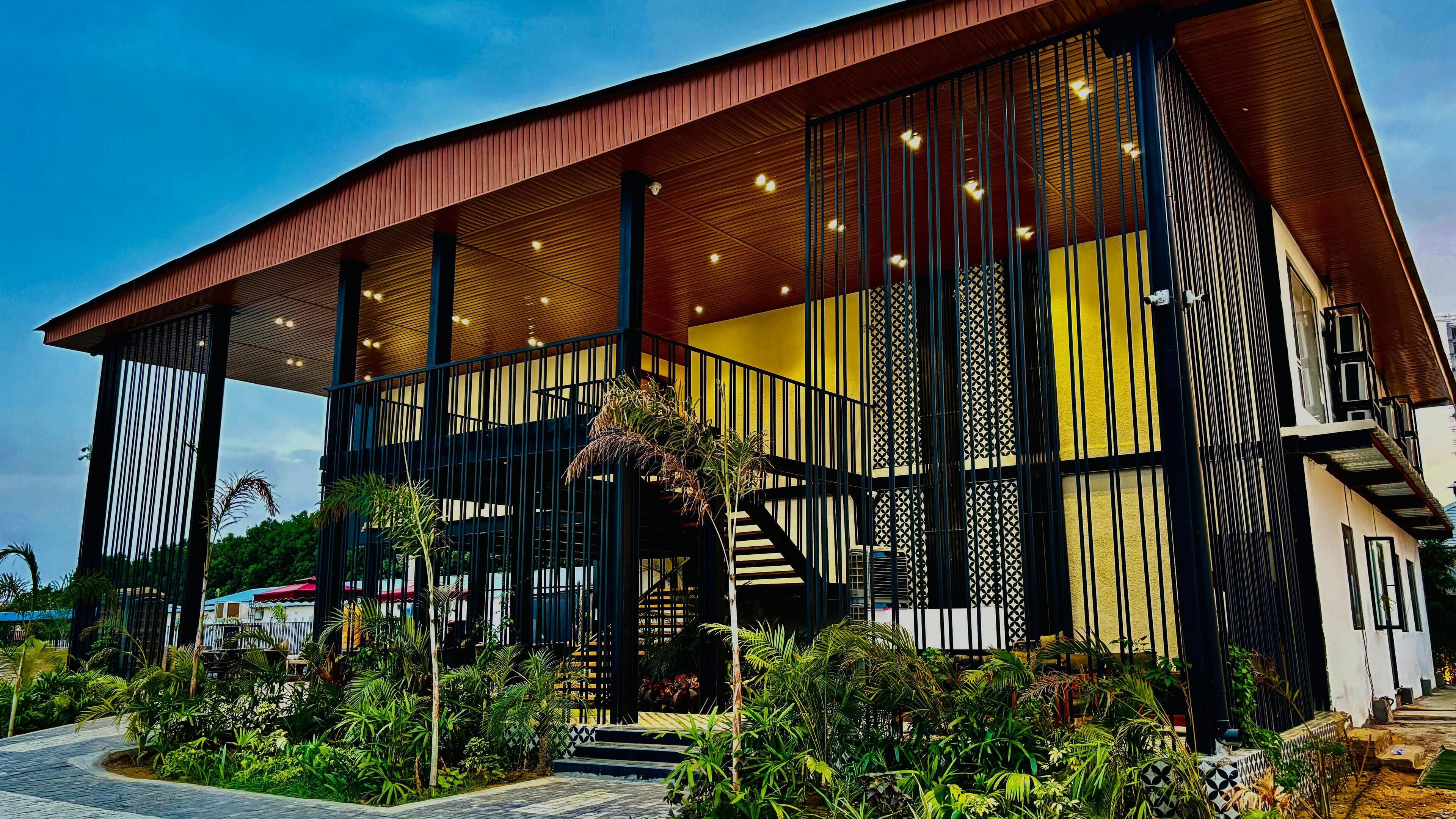 Facciata della struttura