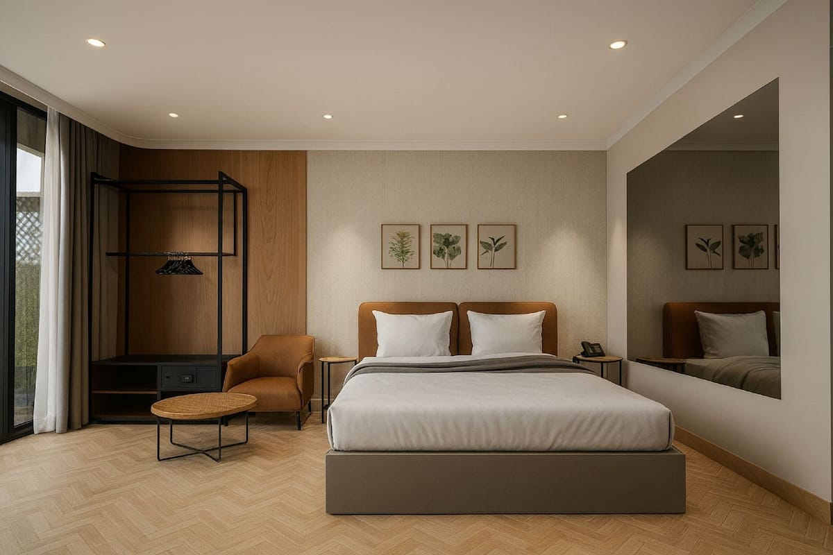 Premium suite, privézwembad, uitzicht op zwembad | Uitzicht vanuit de kamer