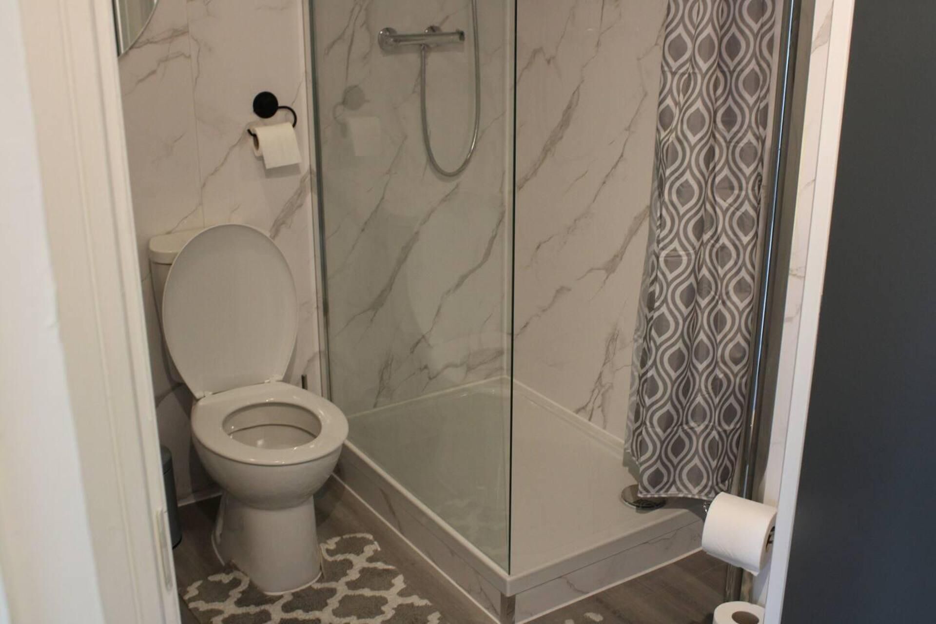 Combinazione doccia/vasca, vasca da bagno a immersione totale