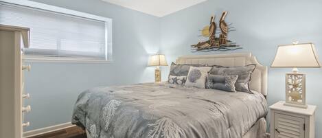 2 makuuhuonetta, silitysrauta/-lauta, ilmainen Wi-Fi, vuodevaatteet