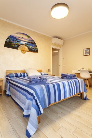 1 bedroom, iron/ironing board, travel crib, WiFi
