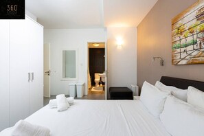 Desk, iron/ironing board, travel crib, WiFi