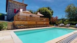 Outdoor pool - Maison de Campagne (Propières)
