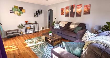 2b1b fenced backyard with deck, outdoor space near hospitals