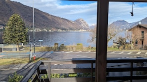 Property grounds - Lake Lugano Villa · Garden & Pergola · Garage · 2 Min Walk to Swim (Brusino Arsizio)