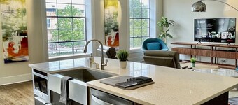 Upscale Downtown Luxury Penthouse with PARKING