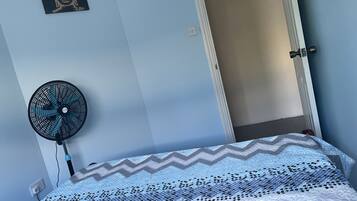 1 bedroom, iron/ironing board, travel crib, free WiFi