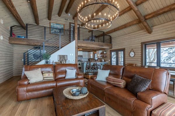 Great room with beautiful views on all sides