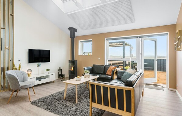 Télévision, cheminée