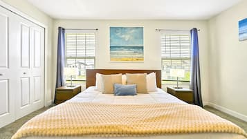 4 bedrooms, iron/ironing board, travel crib, free WiFi